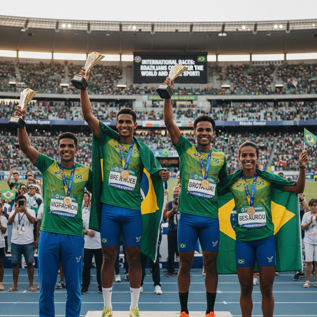 Corridas Internacionais: Brasileiros Conquistam o Mundo e o Esporte!