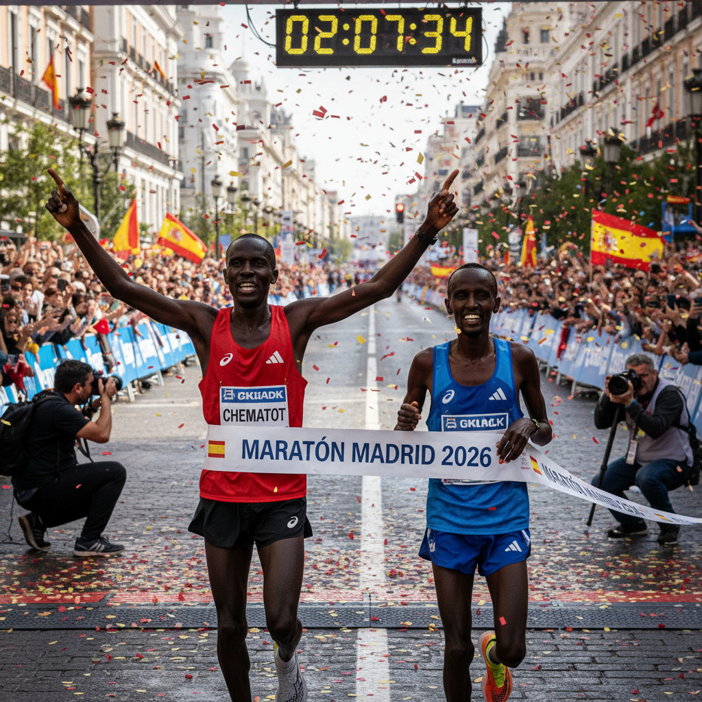 Maratona de Madrid 2026: Vitória Épica de Chematot e Girma!