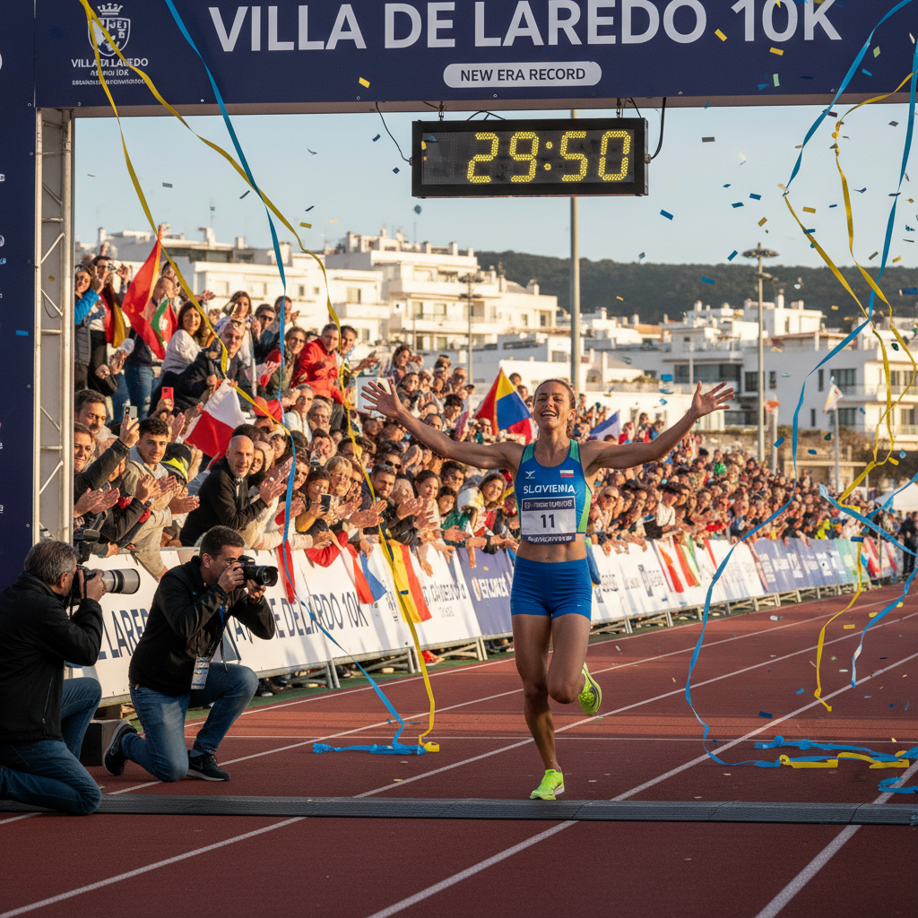 Mulher Europeia Abaixo 30 Min 10 Km: Klara Lukan Lidera Nova Era