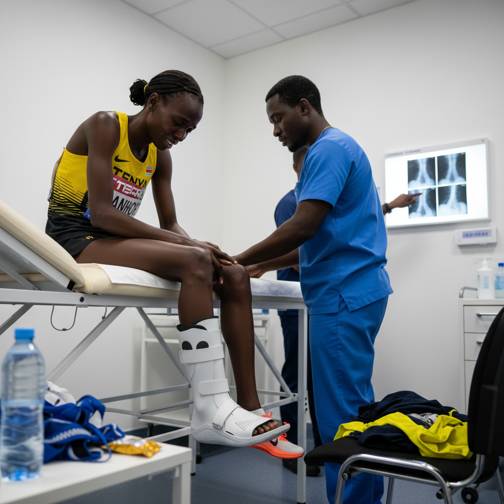 Peres Jepchirchir: A Dor da Lesão na Maratona de Londres