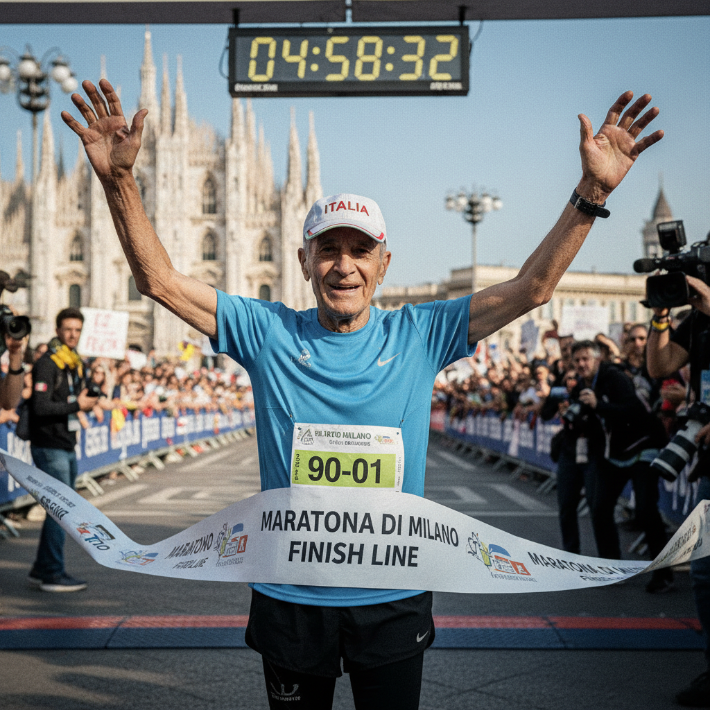 Recorde Mundial Maratona 90 Anos: O Segredo do Italiano em Milão