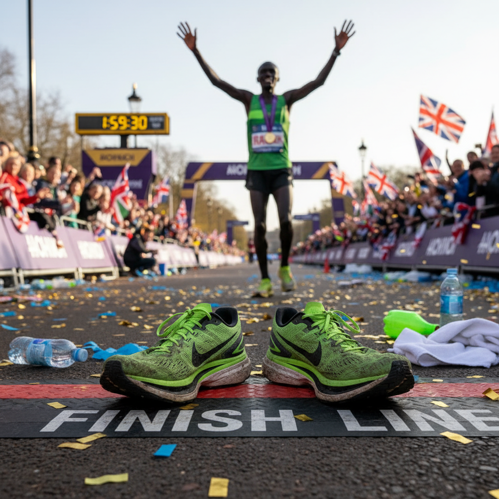 Tênis de Maratona Recorde: O Segredo de Sawe em Londres