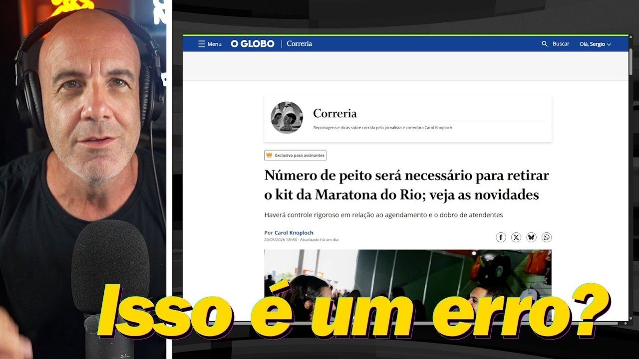 Agendamento de Kits na Maratona do Rio: Um Erro Flagrante?