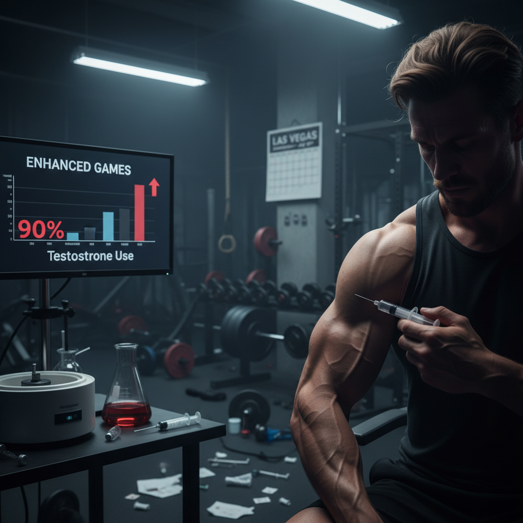 Enhanced Games: 90% de Atletas Usaram Testosterona, Revela Estudo
