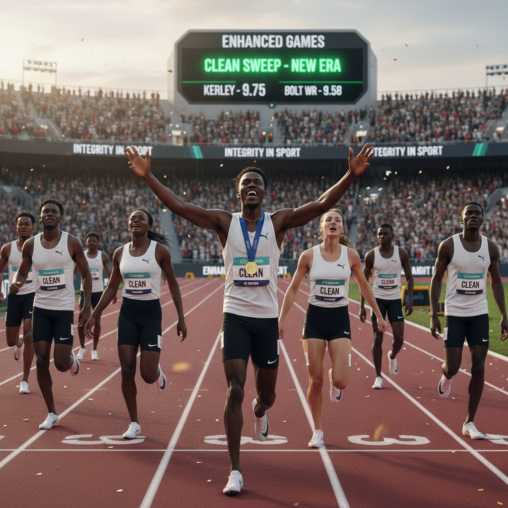 Enhanced Games Doping: Corredores Limpos Vencem Competição