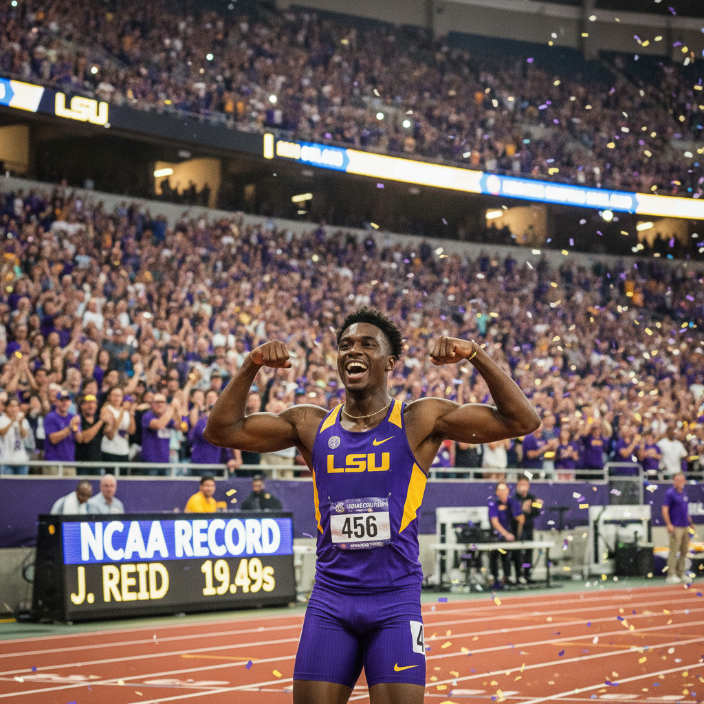 Jaiden Reid Record NCAA: O Segredo do Novo Rei dos 200m!