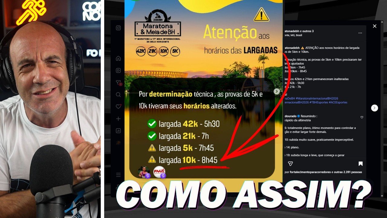 Maratona e Meia Maratona BH: Guia Essencial das Mudanças de Horário