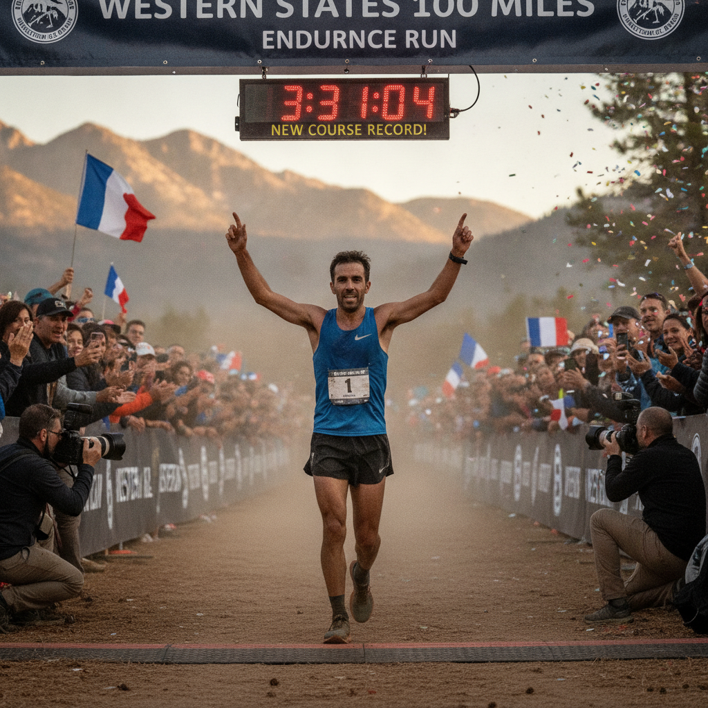 Ultramaratona 100 Milhas: Francês Quebra Recorde Histórico nos EUA