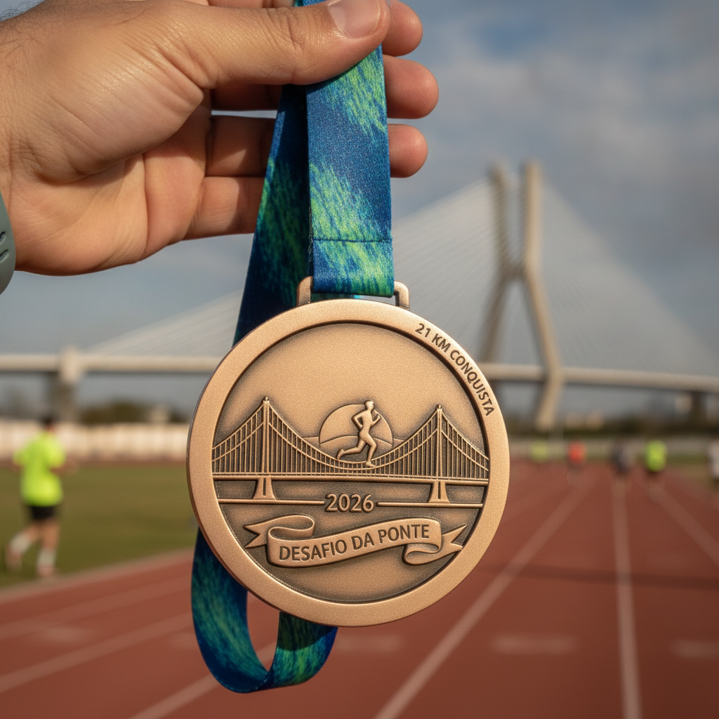 Desafio da Ponte 2026: Revelado o Segredo da Medalha Oficial!