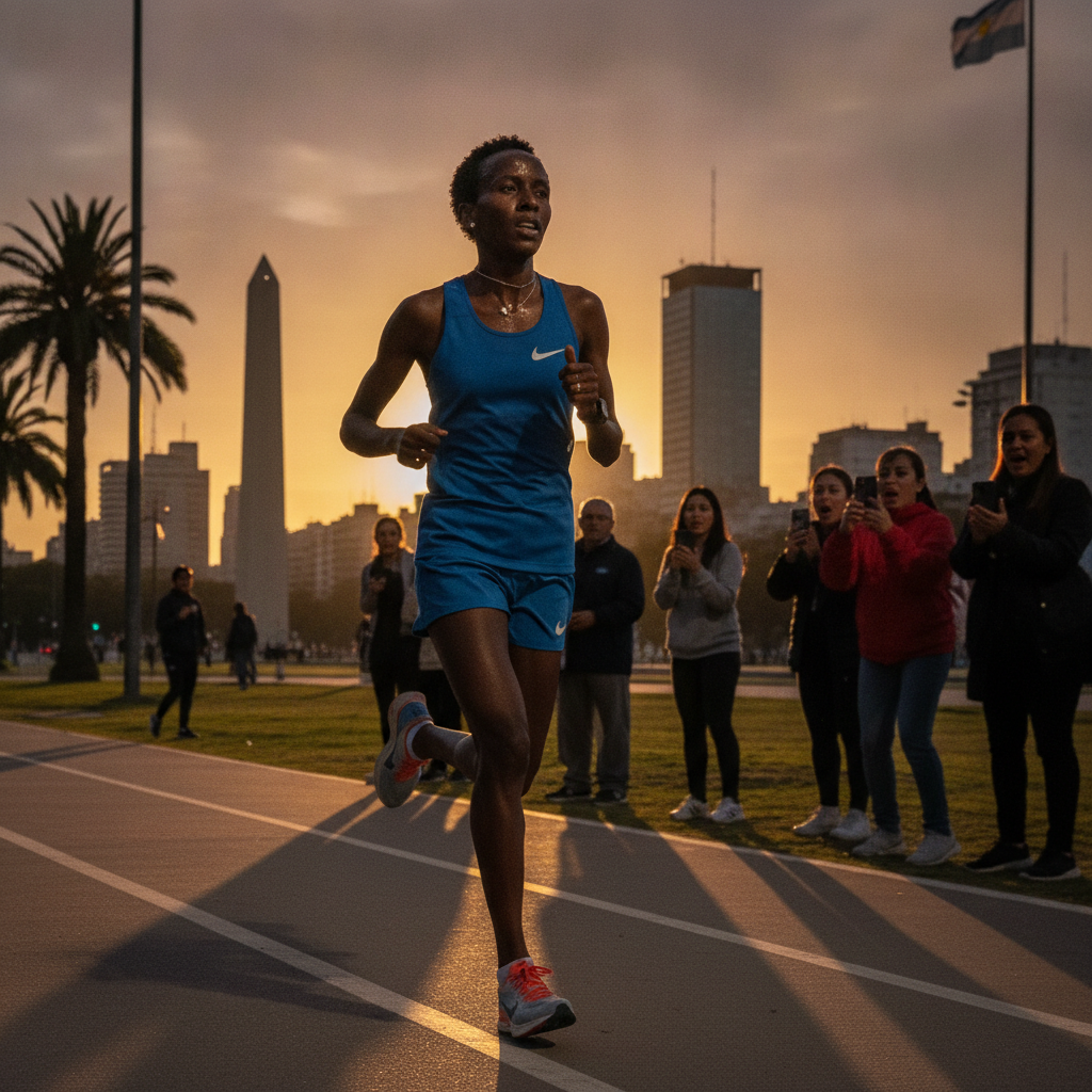 Fotyen Tesfay: O Segredo da Meia Maratona em Buenos Aires