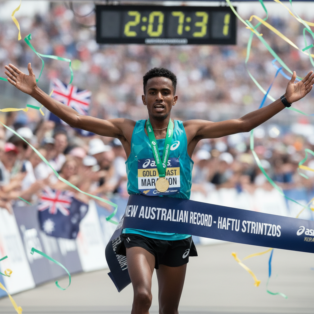 Haftu Strintzos: Maratona Mais Rápida da Austrália Revelada!
