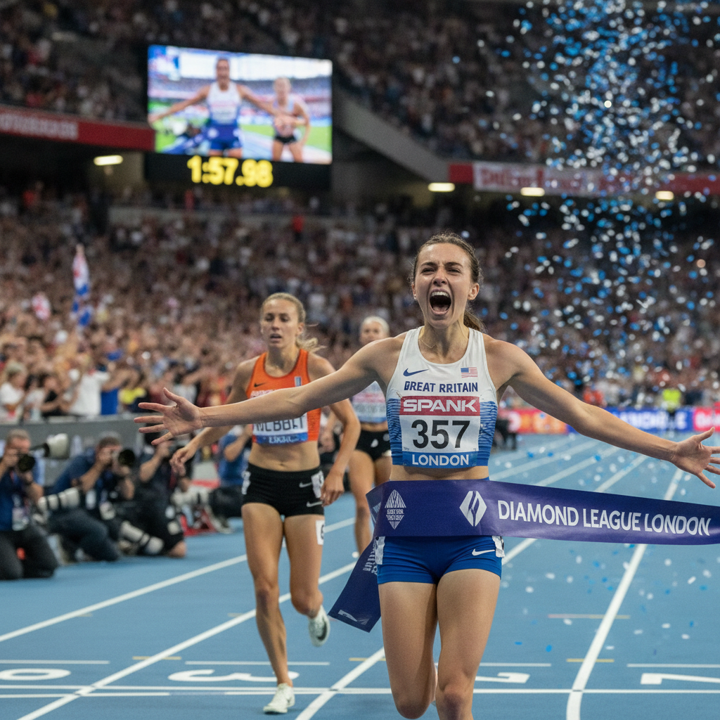 Keely Hodgkinson: Vitória Essencial nos 800m de Londres