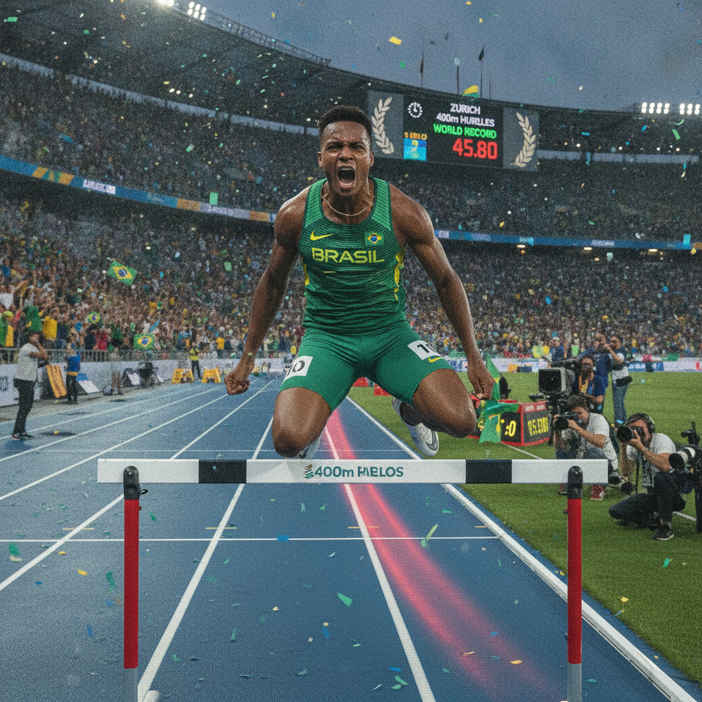Alison dos Santos: O Segredo do Novo Recorde Mundial nos 400m com Barreiras