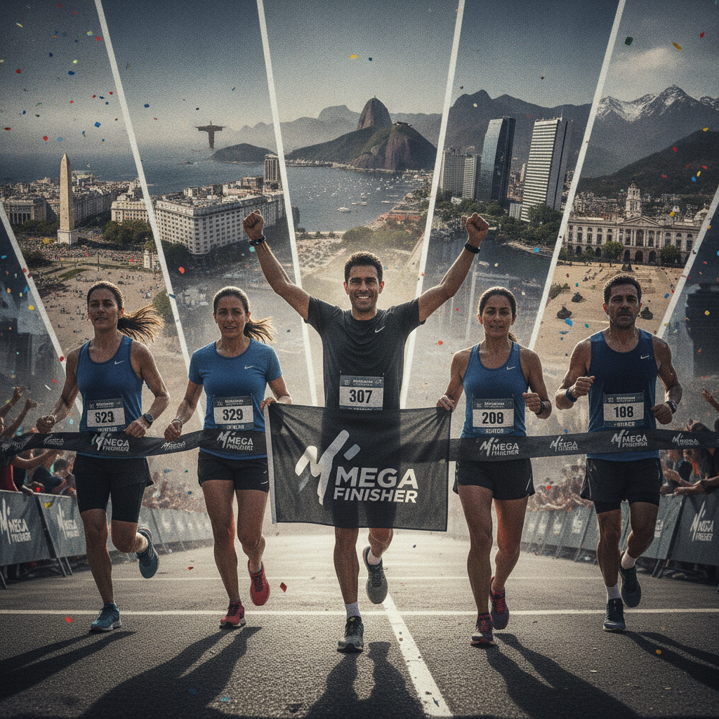Mega Finisher: Aventura em 5 Capitais Sul-Americanas!