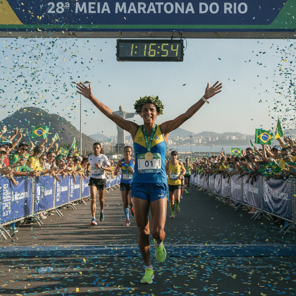 Meia Maratona do Rio: Núbia de Oliveira É Bi Campeã!