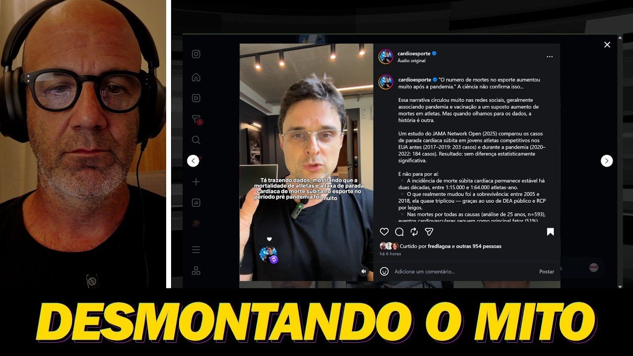 Vacinas Causam Morte Súbita em Atletas? Cardiologista Revela Dados!