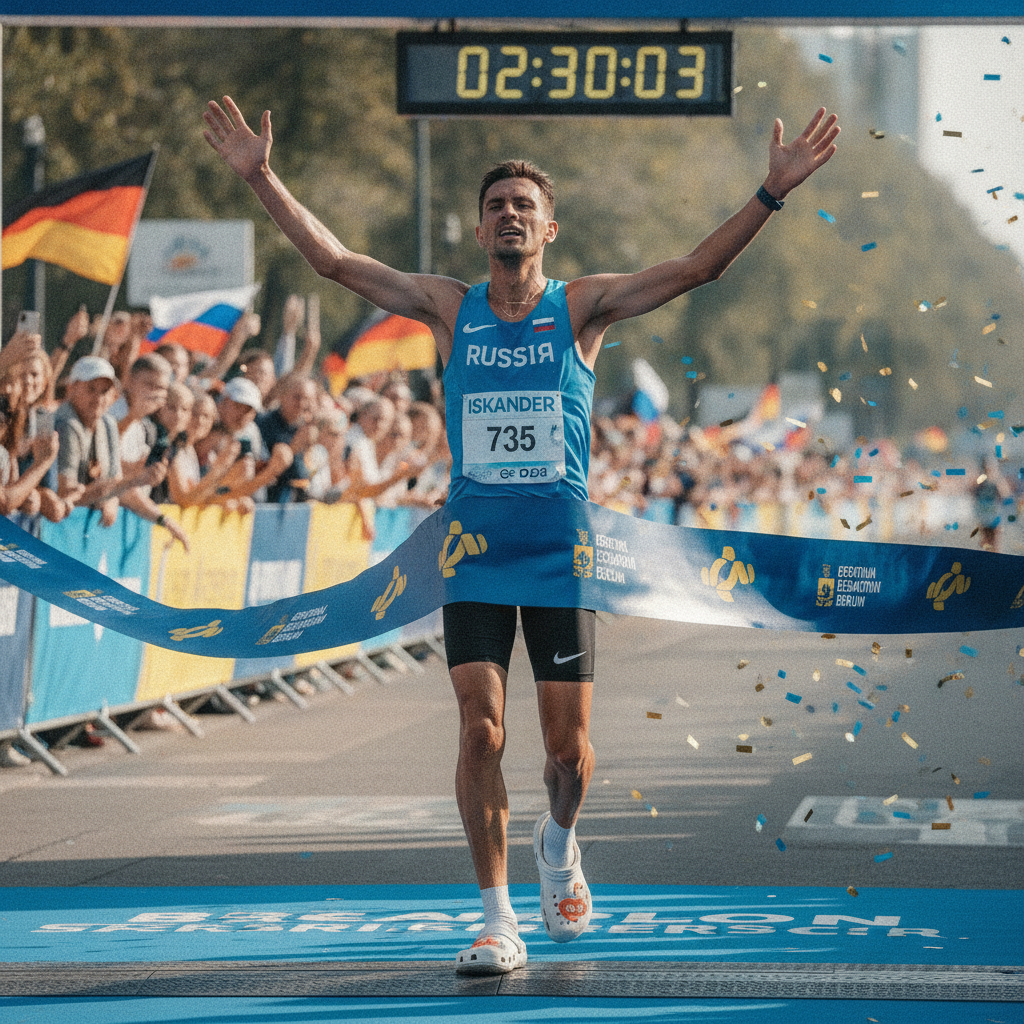Corredor Maratona Berlim Crocs: O Inesperado Feito de 2h30!