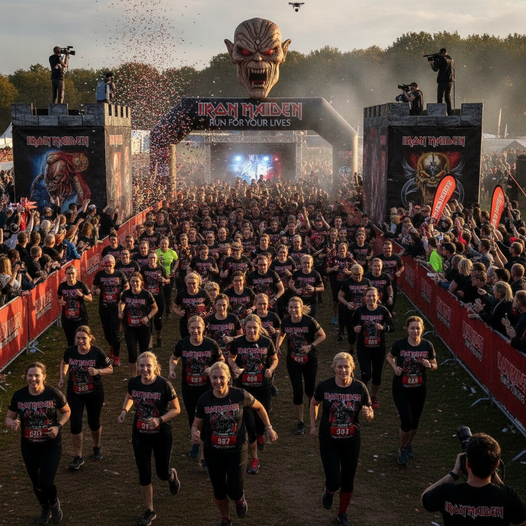 Corrida Iron Maiden Run for Your Lives: Definitiva Com 5 Mil Inscritos