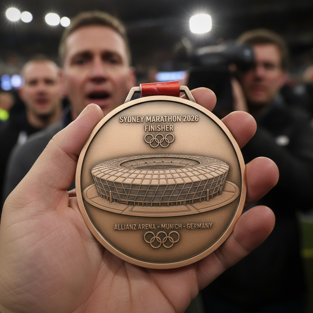 Erro Medalha Maratona Sydney: Estádio de Munique por Engano!