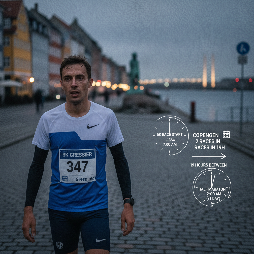 Jimmy Gressier Copenhague: 2 Corridas em 19h!