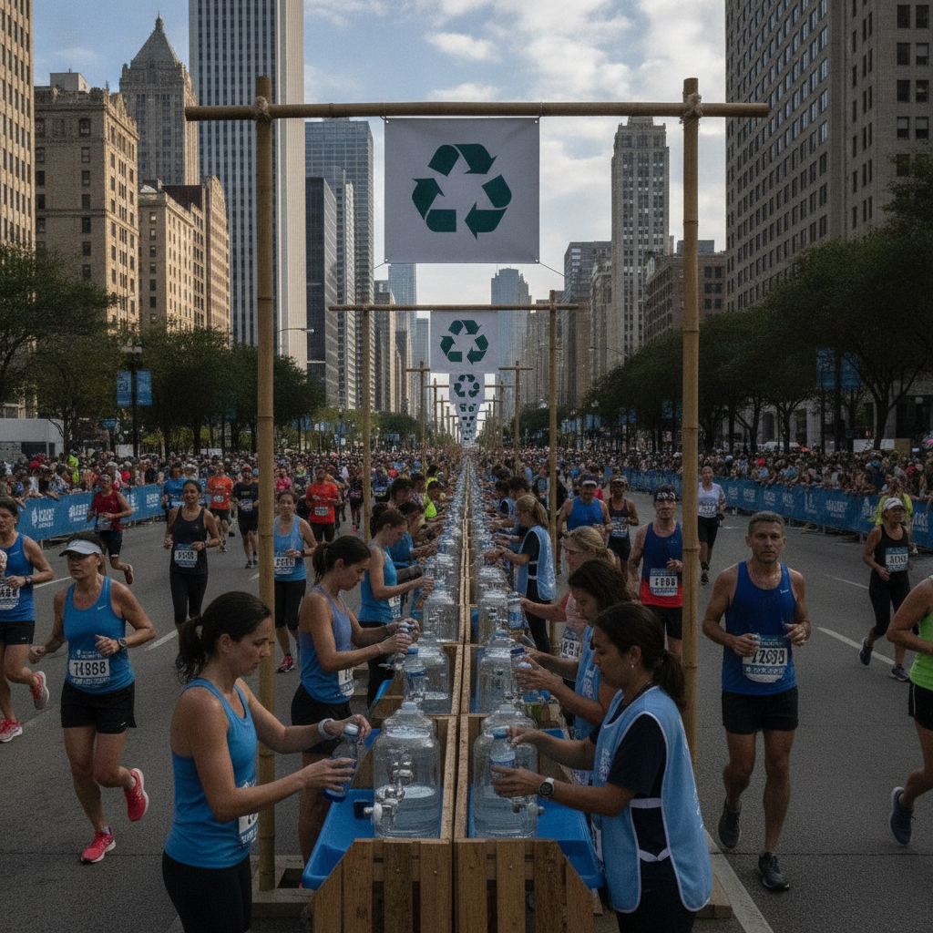 Maratona de Chicago: Guia Essencial de Estações de Reabastecimento de Água