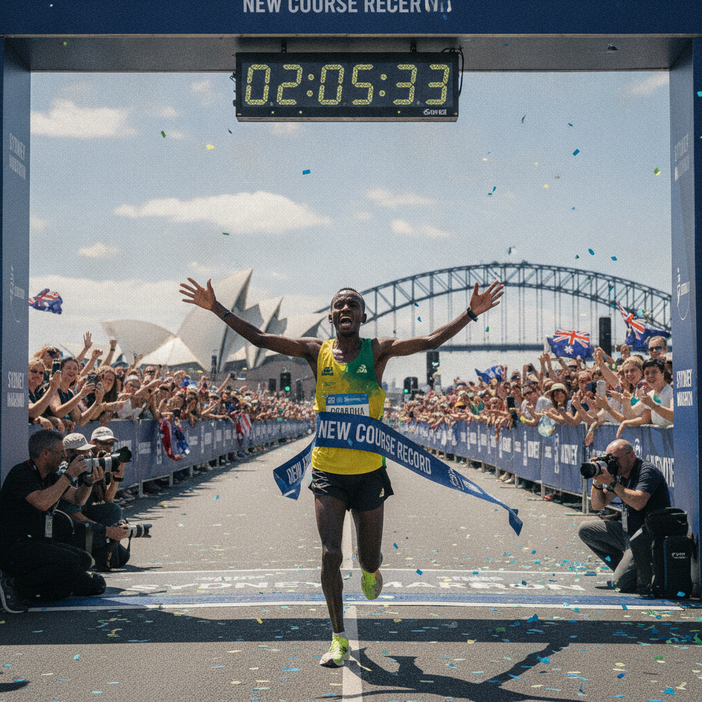 Maratona de Sydney: Addisu Gobena Quebra Recorde em Vitória Épica!