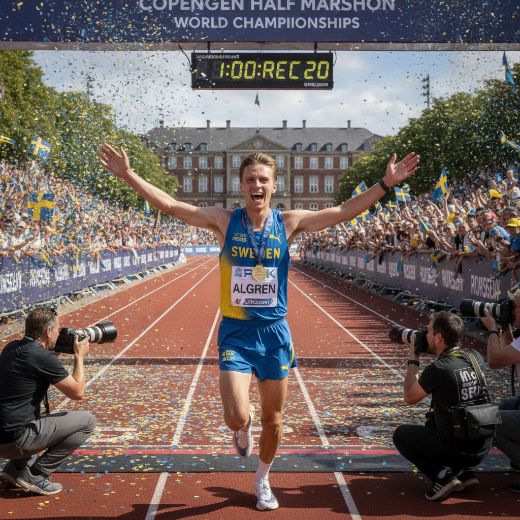 Meia Maratona: Almgren Conquista Ouro Mundial Inesquecível