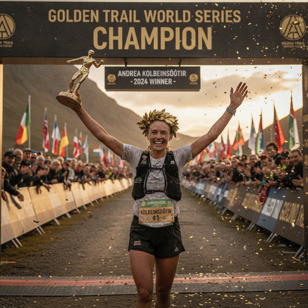 Andrea Kolbeinsdóttir: A Campeã Inesquecível do Golden Trail World Series!