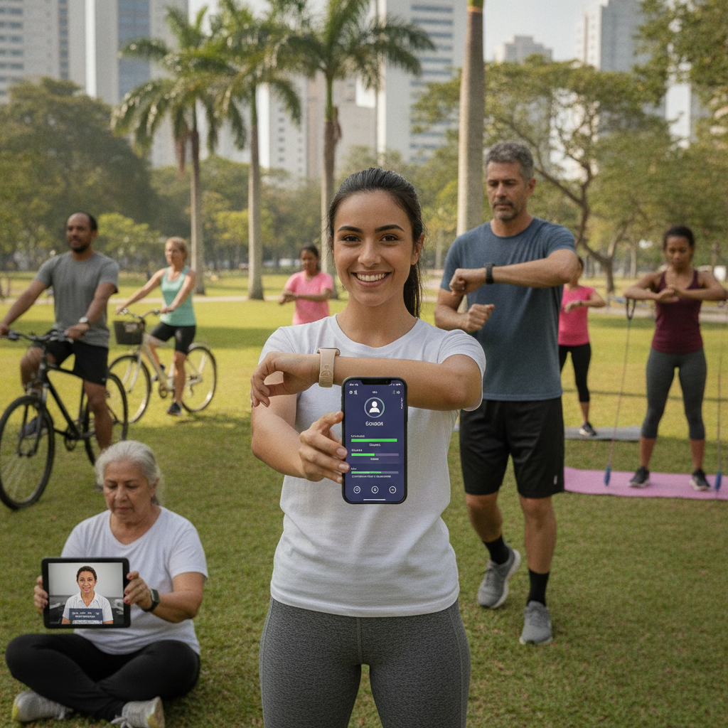 Aplicativos de Treino: O Segredo Para 82% de Brasileiros se Exercitarem Mais!