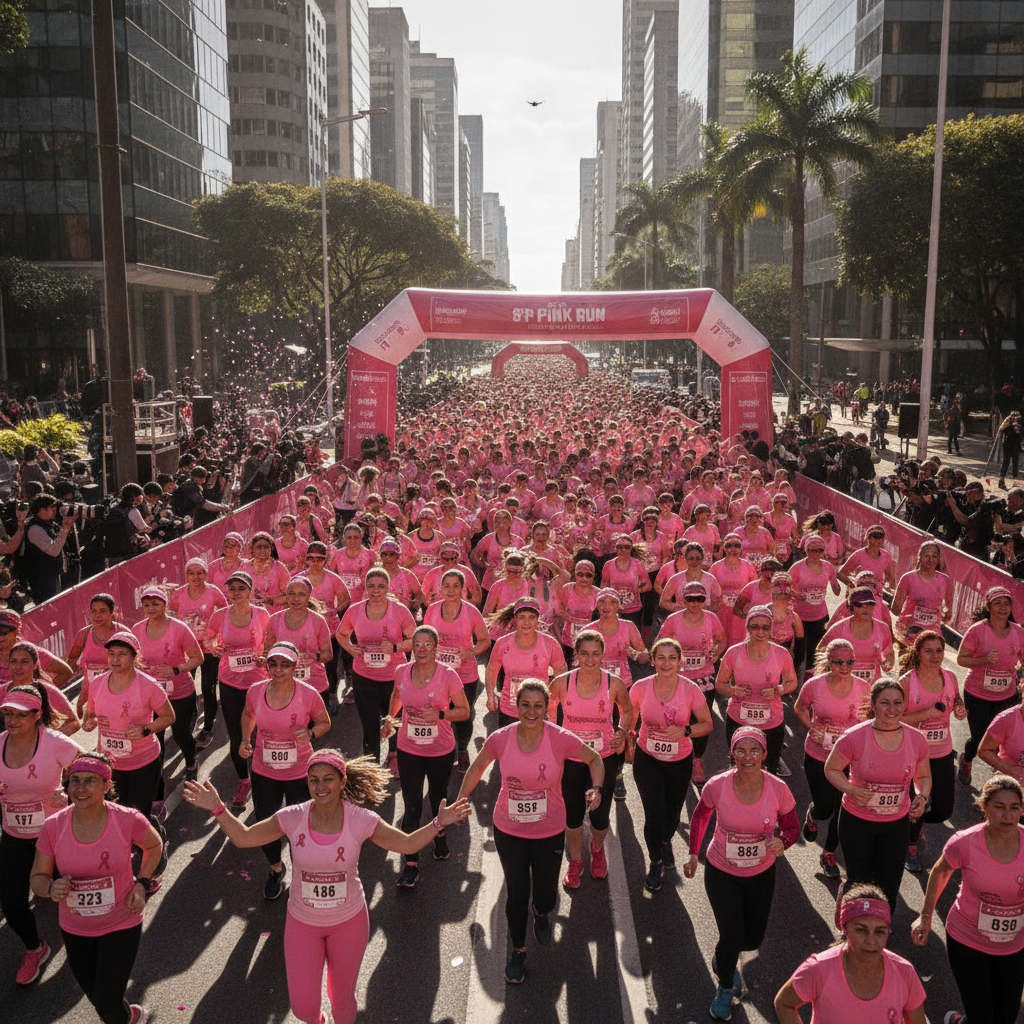 SP Pink Run: A Corrida Rosa Essencial pela Saúde da Mulher