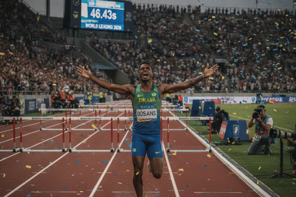 Alison dos Santos Vence na Polônia e Garante Melhor Marca Mundial 2026!