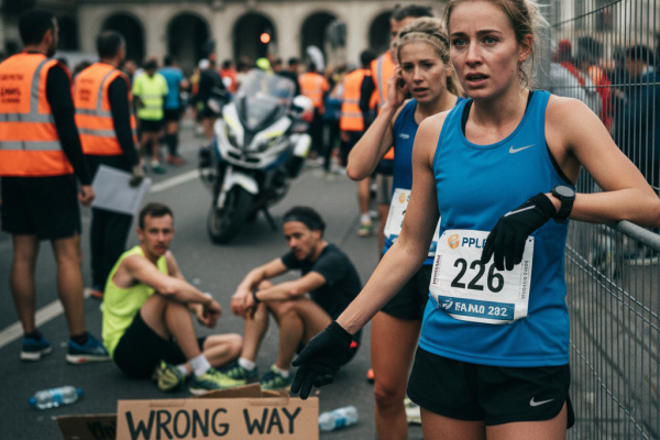 Corrida de Maratona Inesperada: Erro de Percurso e Lições