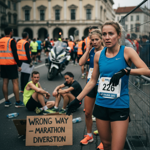 Corrida de Maratona Inesperada: Erro de Percurso e Lições