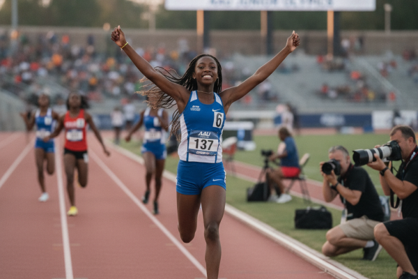 Emeri Cotton: Recorde Sprint Incrível aos 8 Anos!
