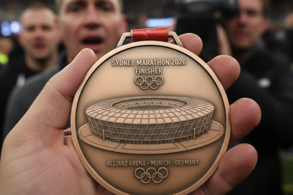 Erro Medalha Maratona Sydney: Estádio de Munique por Engano!
