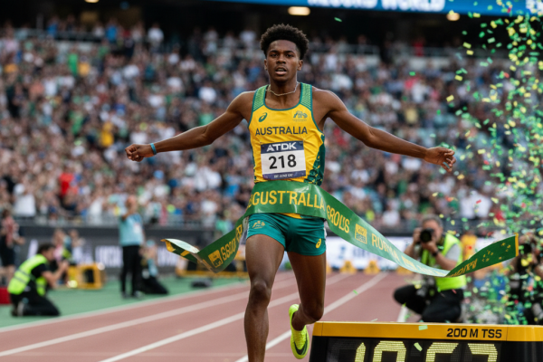 Gout Gout corre 19.67: O Novo Fenômeno dos 200m!