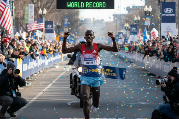 Maratona de Boston 2026: John Korir Quebra Recorde Histórico!