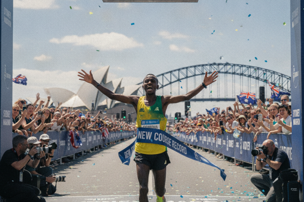 Maratona de Sydney: Addisu Gobena Quebra Recorde em Vitória Épica!