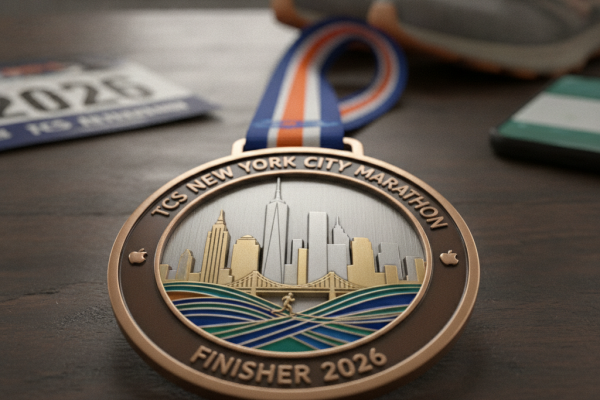 Medalha Maratona Nova York 2026: Um Tesouro para Corredores!