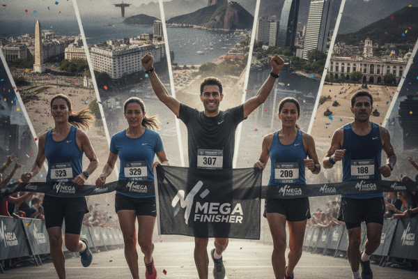 Mega Finisher: Aventura em 5 Capitais Sul-Americanas!