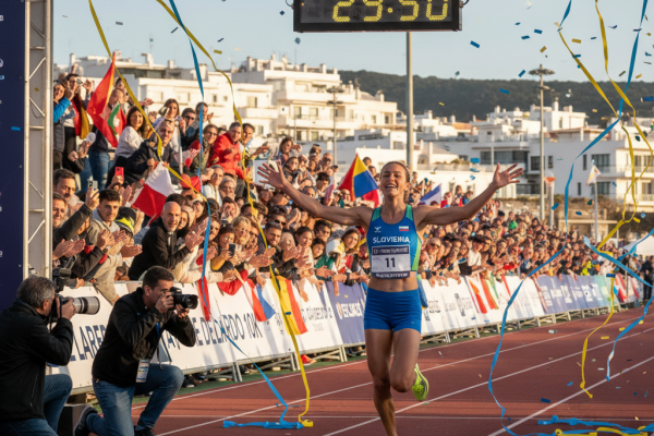 Mulher Europeia Abaixo 30 Min 10 Km: Klara Lukan Lidera Nova Era