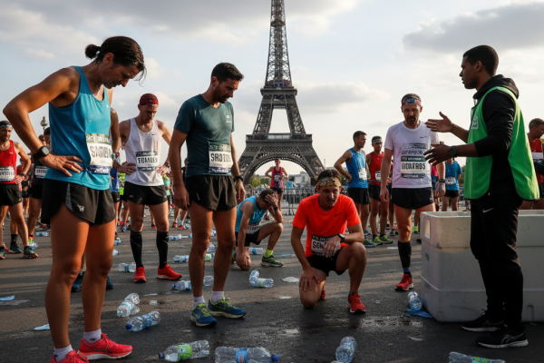 Paris Marathon: O Erro da Política de Copos d'Água