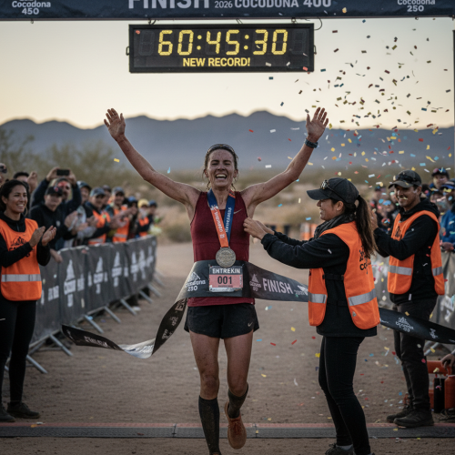 Rachel Entrekin Vence Ultramaratona e Quebra Recorde Histórico!