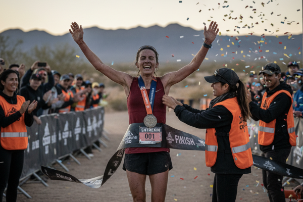 Rachel Entrekin Vence Ultramaratona e Quebra Recorde Histórico!