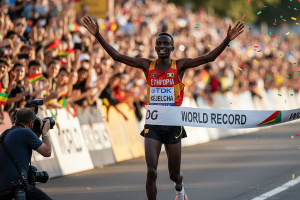 Recorde Mundial 10 km: Kejelcha Conquista o Pódio Definitivo