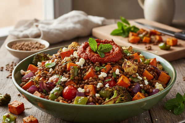 Salada de Lentilha com Vegetais Assados: Guia Completo