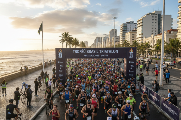 Troféu Brasil Triathlon: Guia Completo da Abertura 2026 em Santos